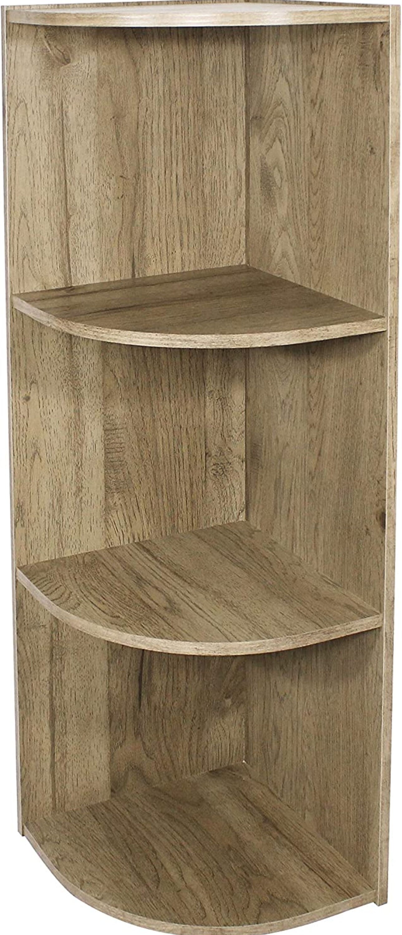 Étagère d'angle Bibliothèques Meubles Rangement Modulable Étagère Murale Bois Cadeau Homme Femme Ann