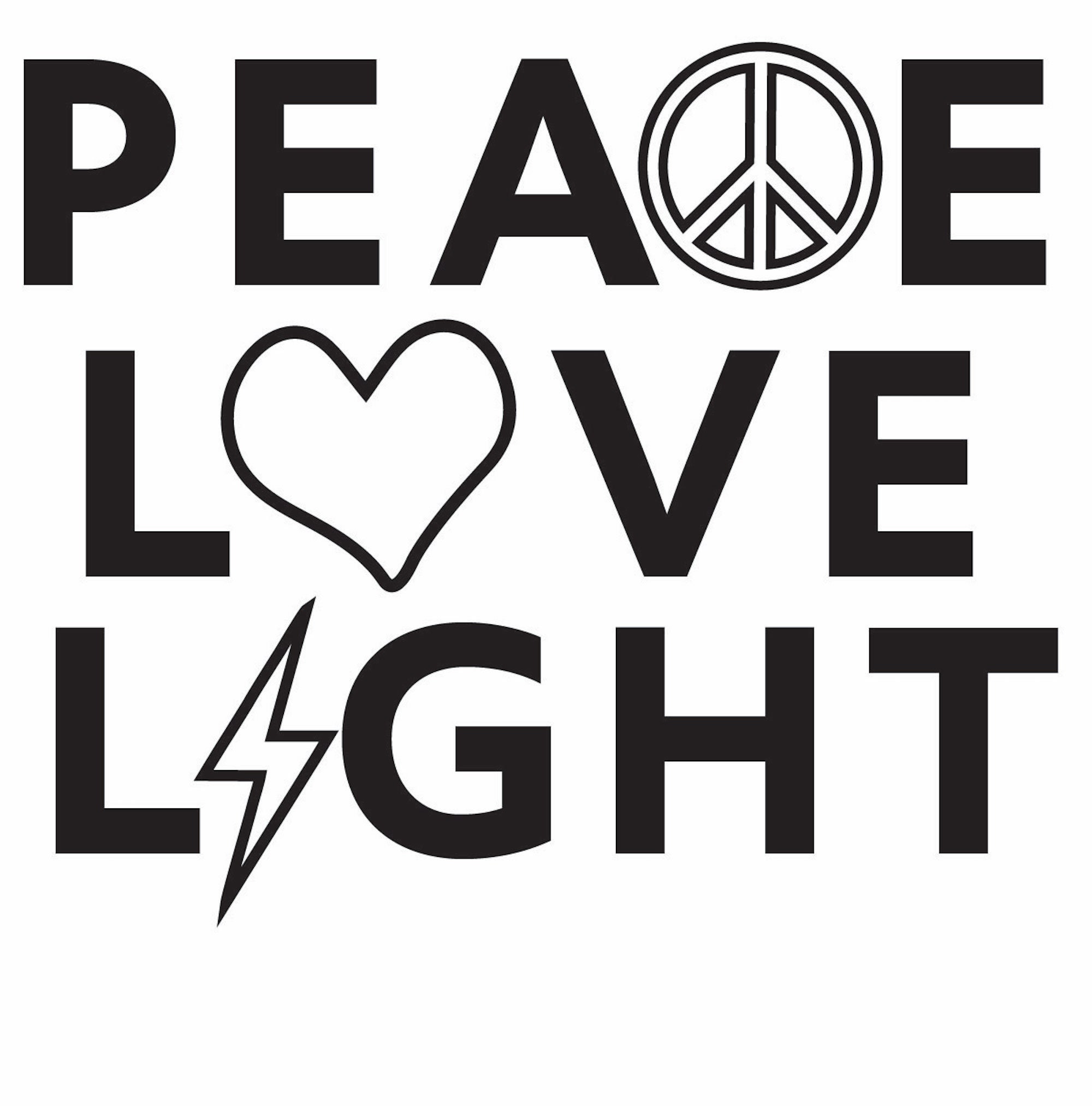 Peace Love Light SVG Peace Jpeg Peace Cuttable File for Etsy