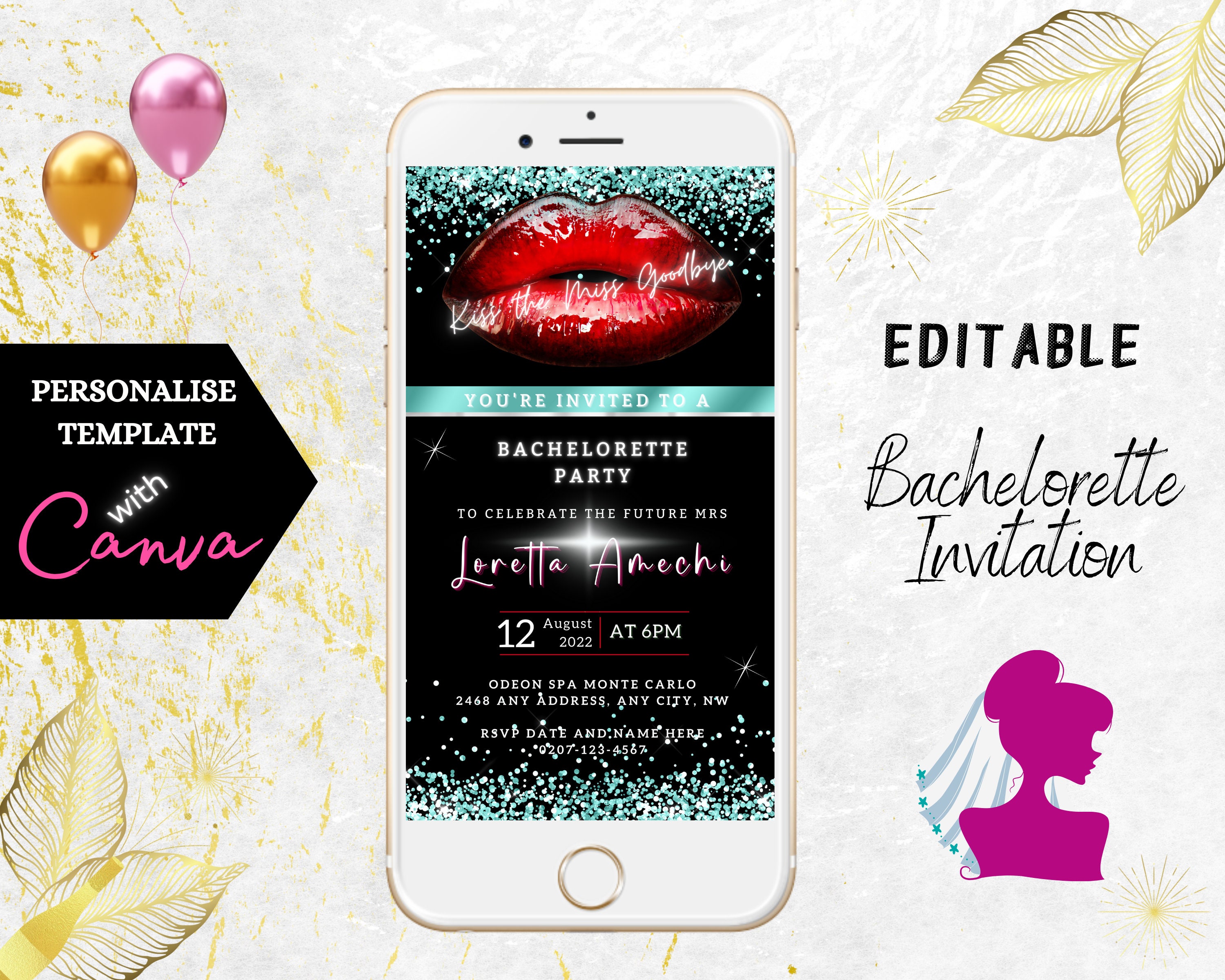 Evite Bachelorette Party
 Invitations & Announcements Templates Neon Bachelorette Bachelorette