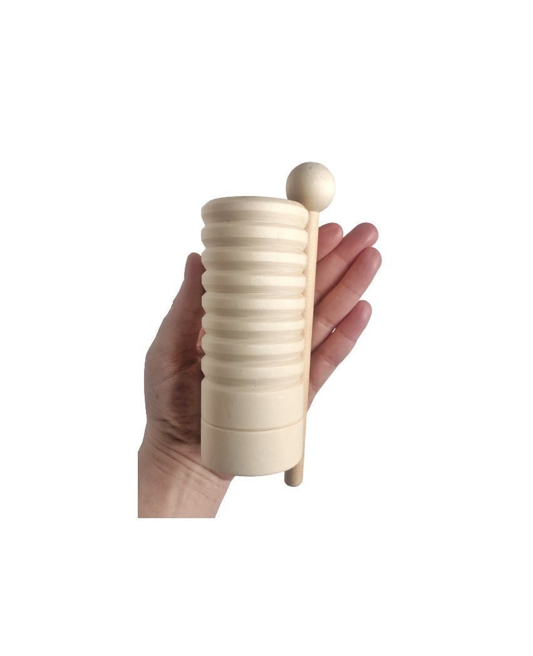 Wood Percussion Guiro (rasp) W Stick / Unfinished Wood Music Maker ...