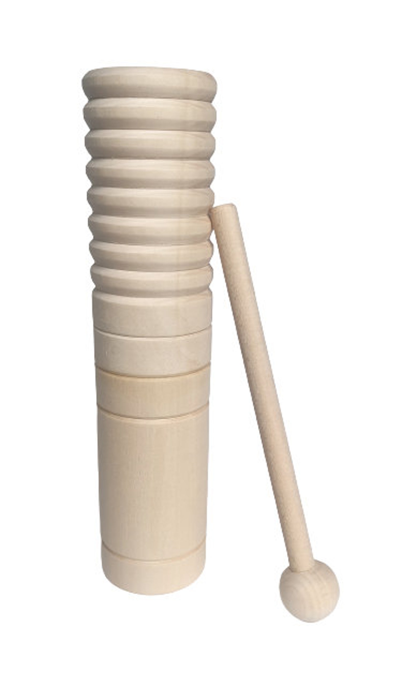 Wooden Percussion Guiro rasp W Stick and Rattle / Unfinished - Etsy