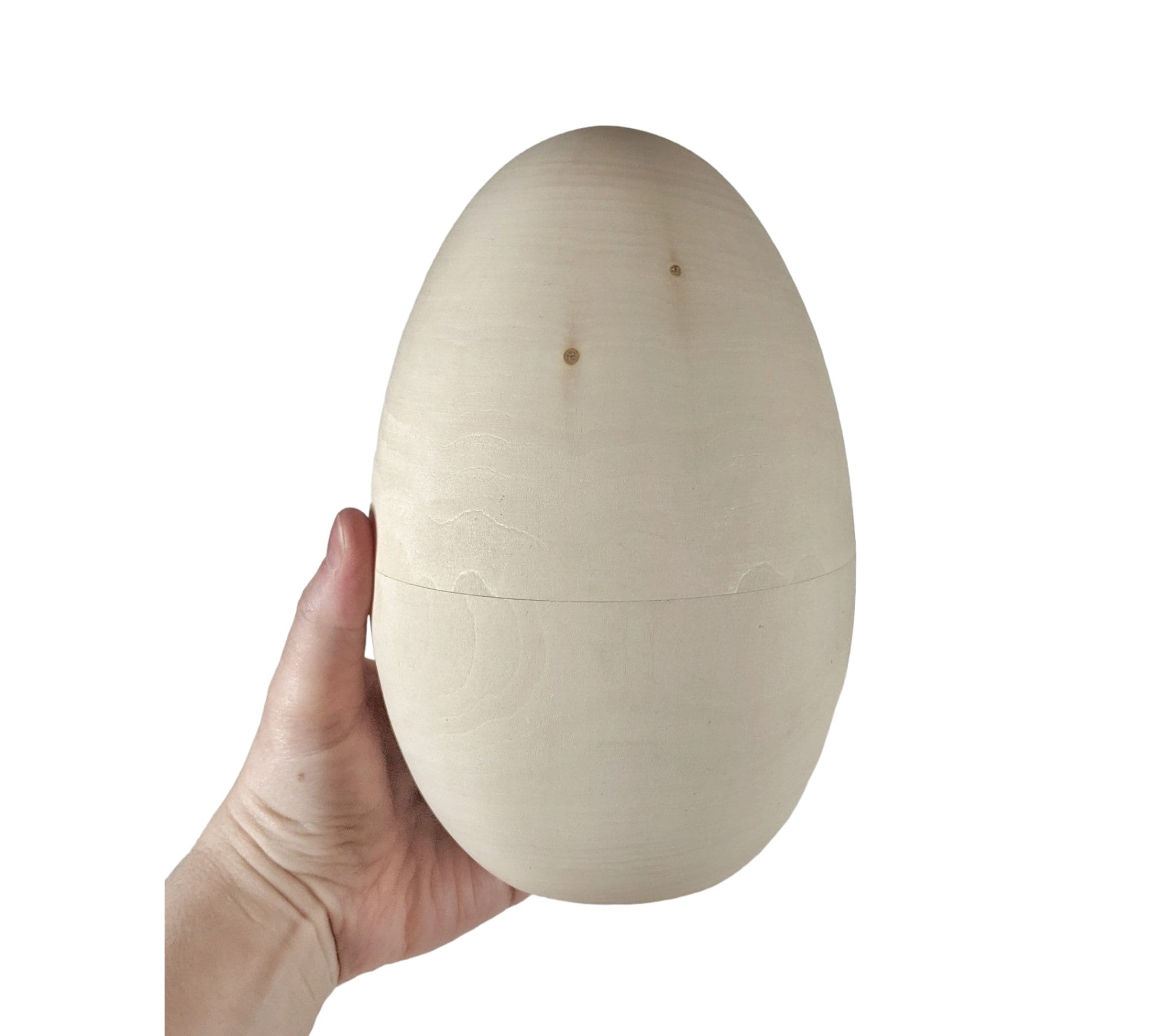 SECONDS SALE: Hollow wooden eggs