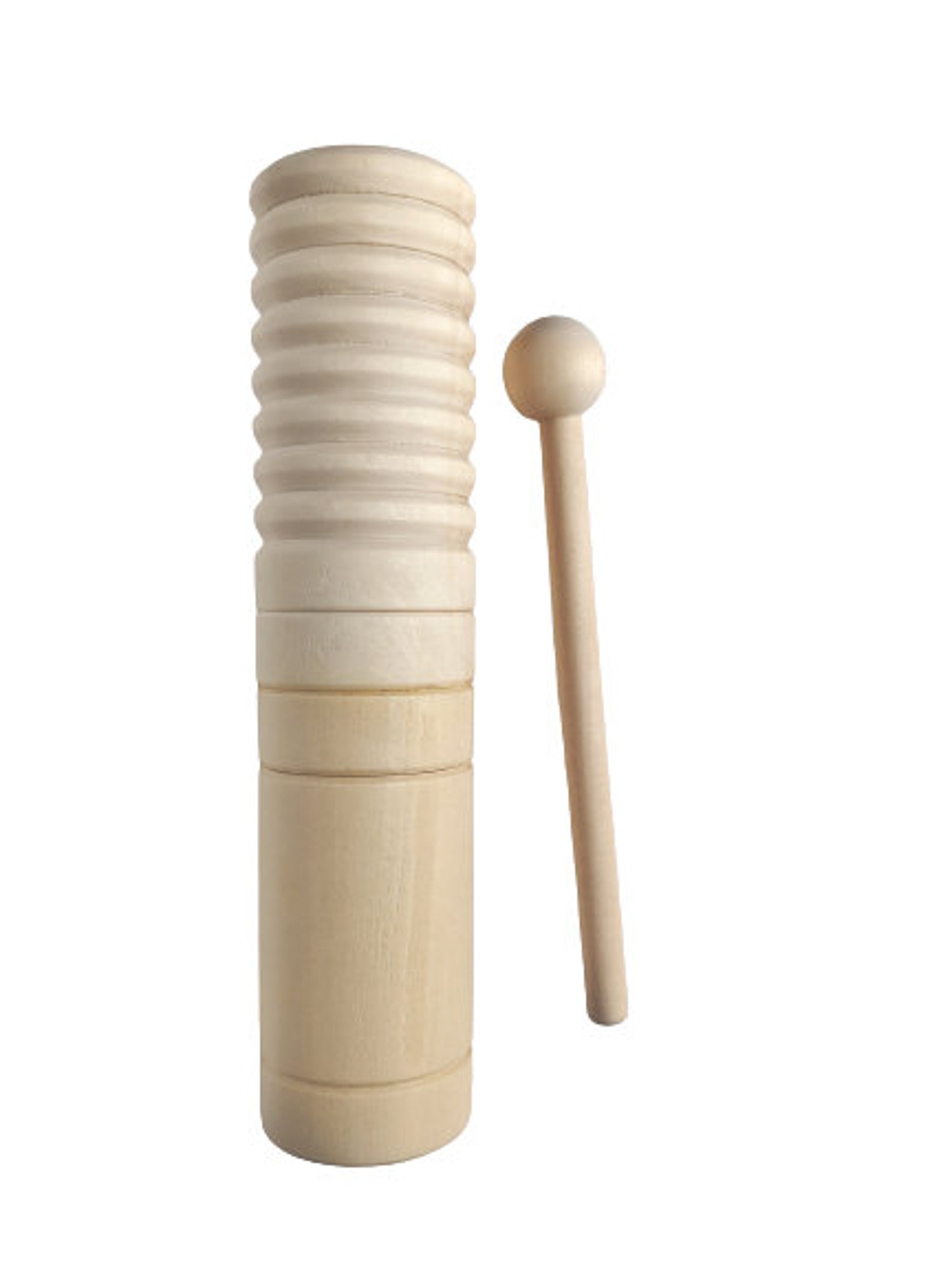 Wooden Percussion Guiro rasp W Stick and Rattle / Unfinished - Etsy