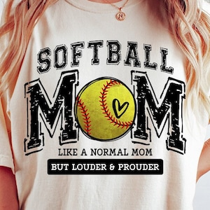 Softball Mom PNG, Varsity, Distressed, Softball mama, Loud and Proud Softball Mom, Sublimation Design Downloads