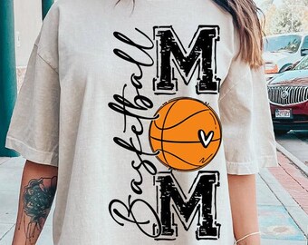 Basketball Mom PNG, Varsity, Basketball mama, Loud and Proud Basketball Mom, Distressed, Sublimation Design Downloads