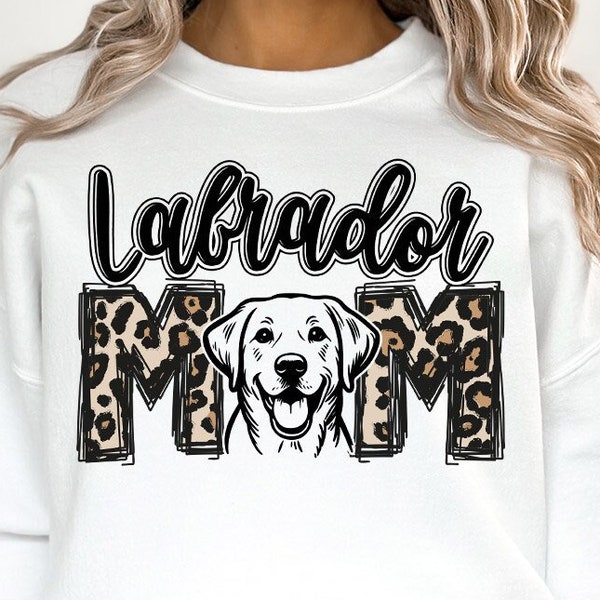Labrador Mom PNG, Leopard, Dog Mama Png, Dog Mom Life png, Lab Mom, Labrador Lovers, Sublimation Design Downloads