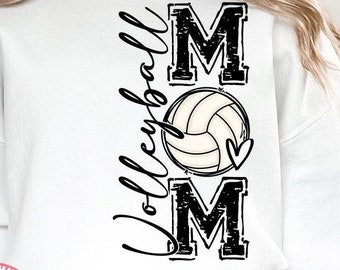 Volleyball Mom PNG, Varsity, Volleyball mama, Loud and Proud Volleyball Mom, Distressed, Sublimation Design Downloads