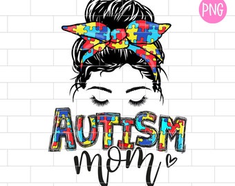 Autism Mom Svg Etsy