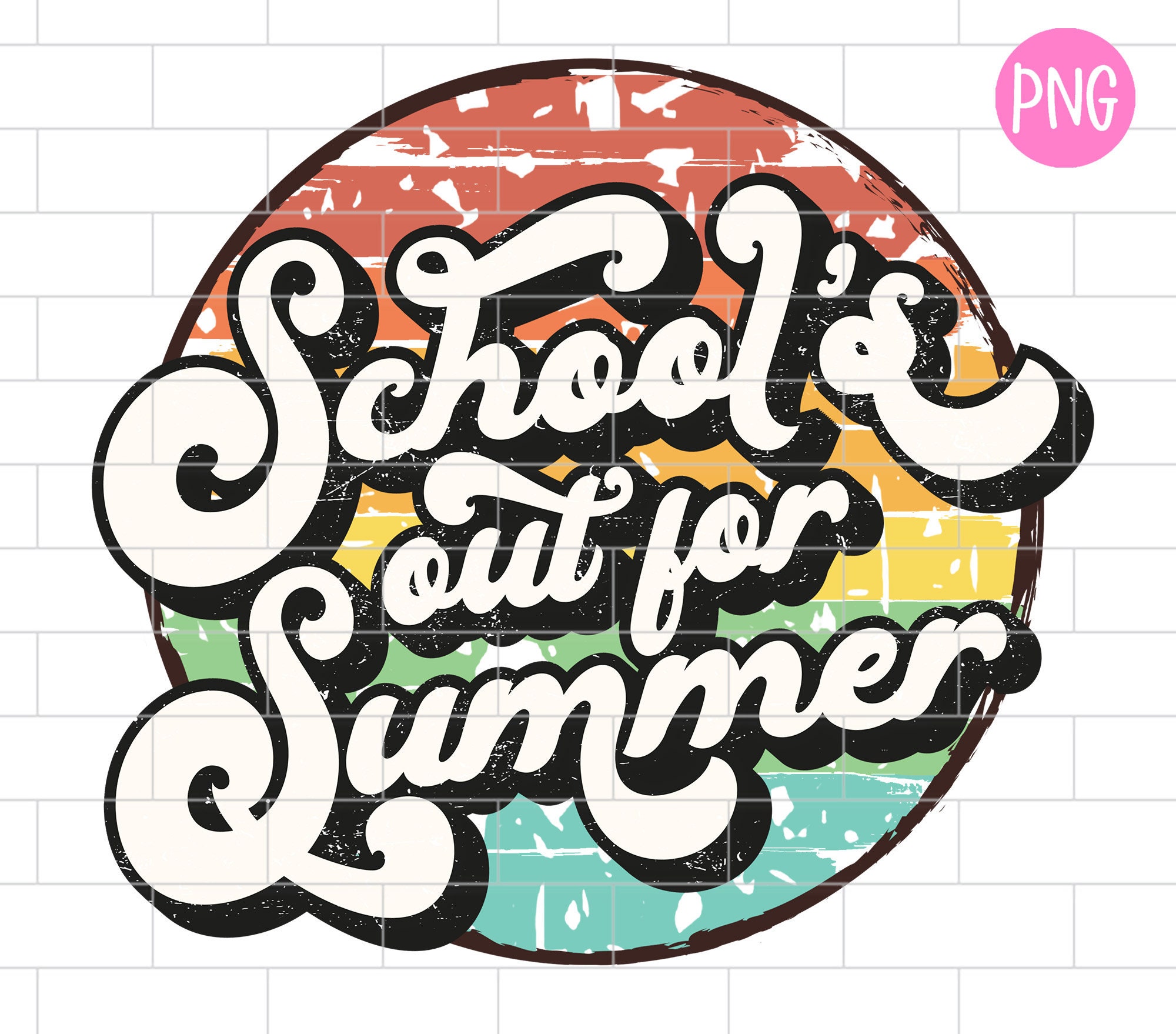 Schools Out for Summer PNG Last Day of School Beach Summer Etsy Canada