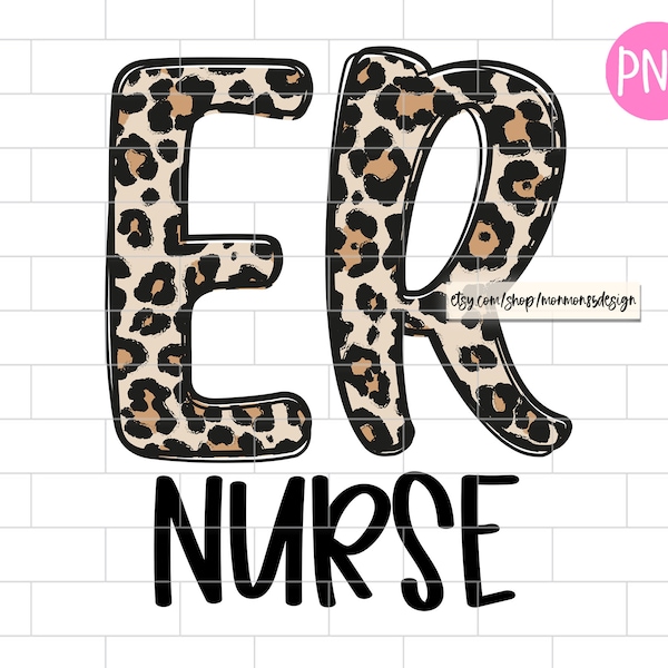 ER Nurse PNG, Emergency Nurse Sublimation Design Downloads
