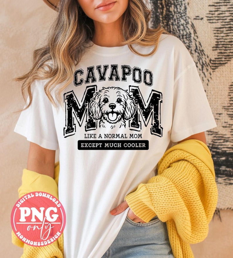Cavapoo Mom PNG: Dog Lovers Sublimation Design (digital Download) - Etsy