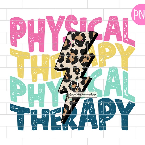 Physical Therapy Png, PT, Sublimation Design Downloads