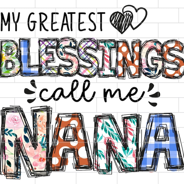 My Greatest Blessings Call Me - Etsy