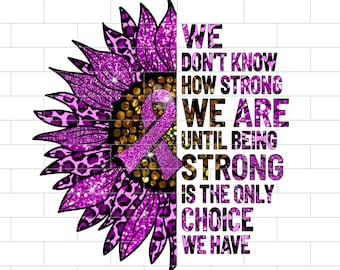 Strong is the Only Choice SVG | Breast Cancer SVG | Cancer Awareness ...