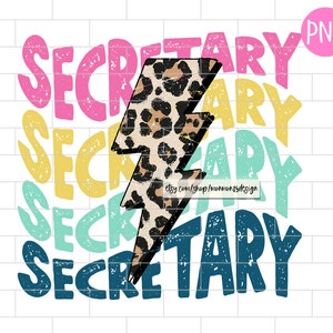 Sekretär Png, Back to School, Kader, Erster Schultag, Sekretär Crew, Sublimation Design Downloads