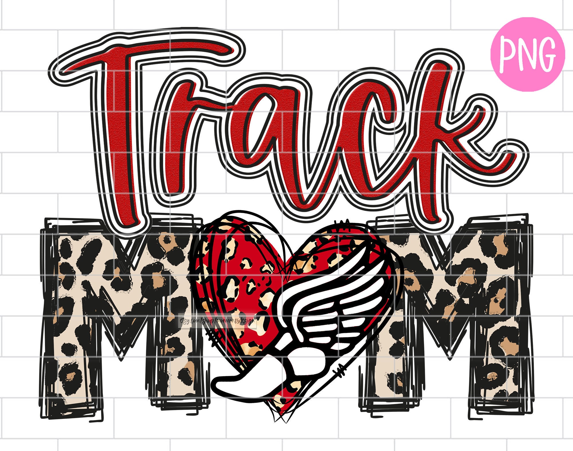 Track Mom PNG, Red, Track and Field Sublimation Design Downloads - Etsy