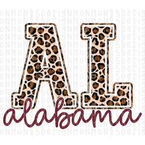 Alabama PNG, Alabama Sublimation Design Downloads, Alabama State PNG, AL Home Sweet Home