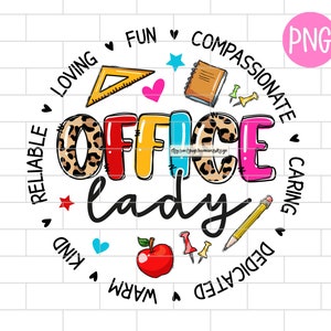 Office Lady Png, Office Squad, Back to School, Schulsekretariat, Squad, Erster Schultag, Crew, Sublimation Design Downloads