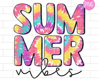 Summer Vibes PNG, Beach Life, Sublimation Design Downloads