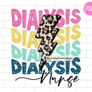 Dialysis Nurse PNG, Sublimation Design Downloads