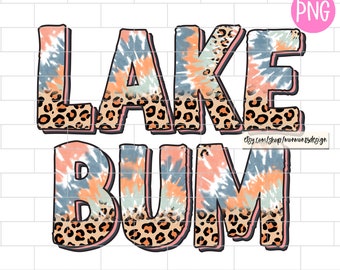 Lake Bum PNG, Leopard, Summer, Lake Sublimation Design Downloads