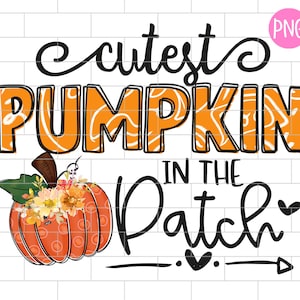 Niños Halloween PNG, Calabaza, Calabaza más linda en el parche Png, Niño pequeño, Acción de Gracias, Otoño, Descargas de diseño de sublimación