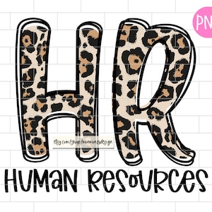 HR Human Resources PNG, Sublimation Design Downloads