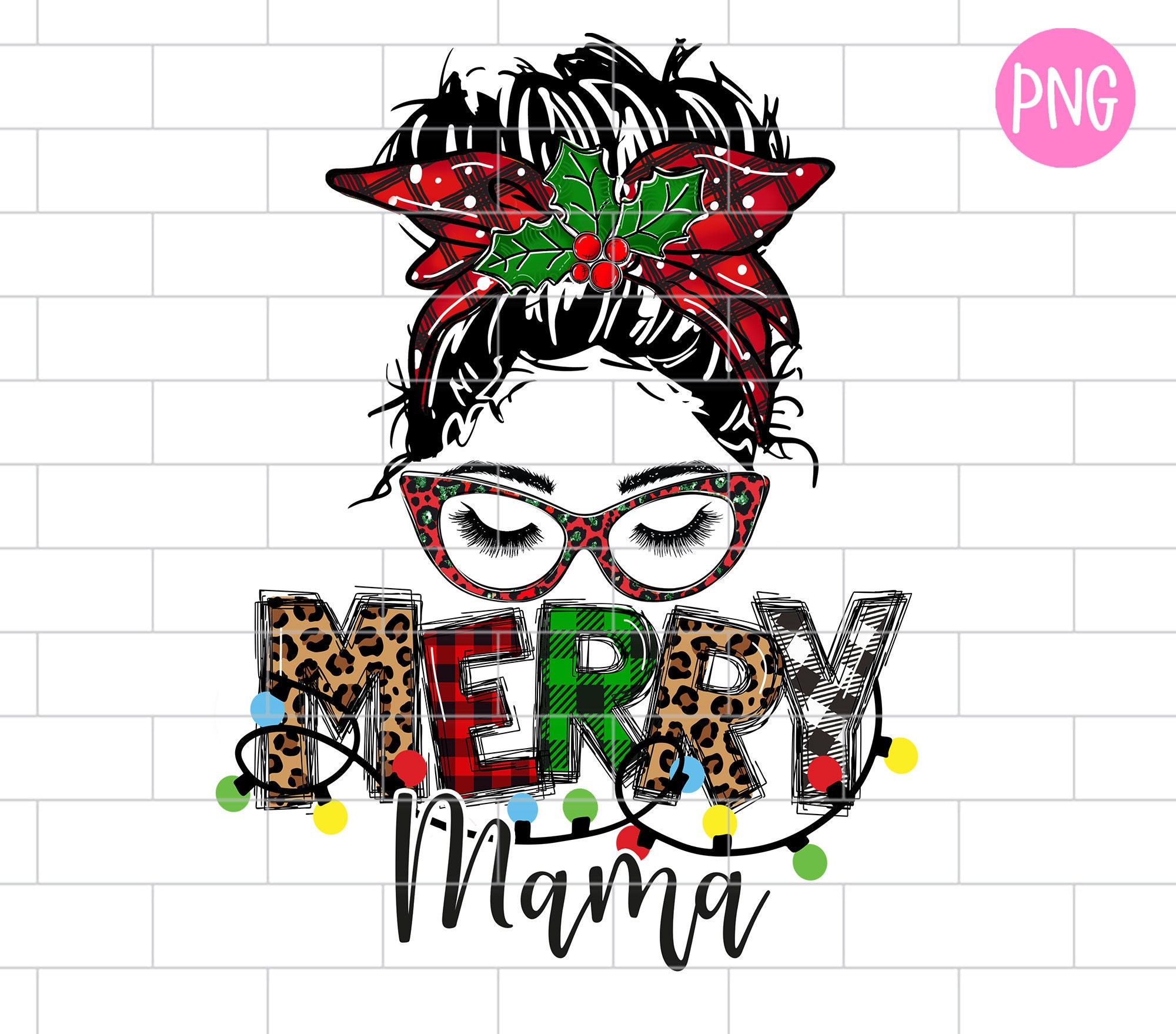 Merry Mama PNG Merry Christmas Mom Mama Claus Mom Life Etsy Merry Christmas Momma