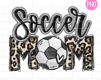 Soccer Mom Black PNG, Sublimation Design Downloads
