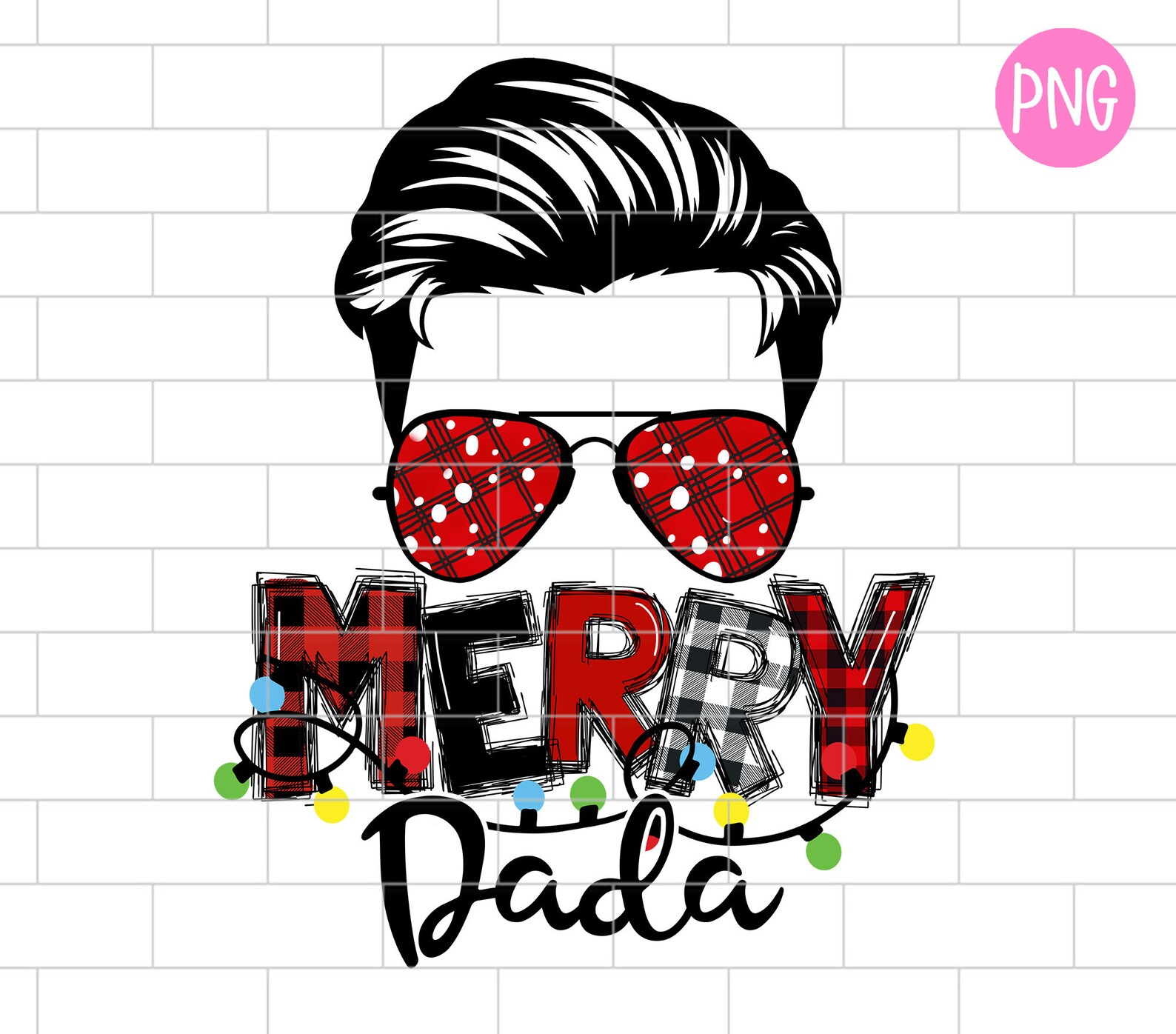 Dad Christmas Png Merry Dada Christmas PNG Dad Dad Life - Etsy