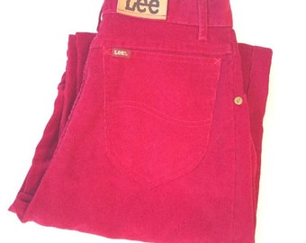 lee corduroy jeans pink