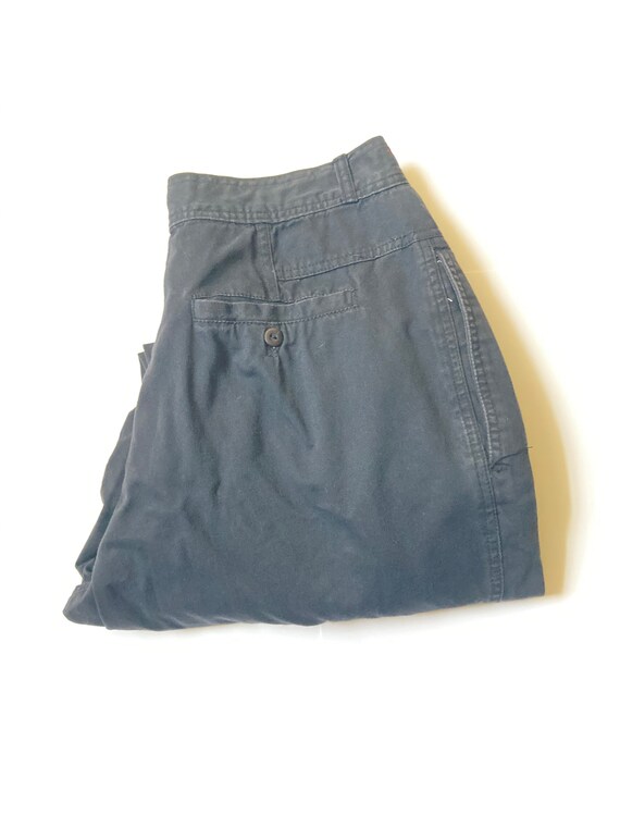 Vintage Black high waisted khaki pants bugle boy 3