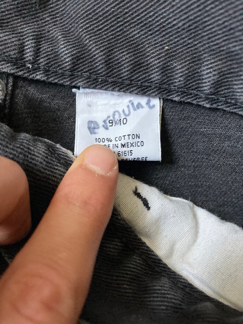 Vintage Fresno high waisted jeans charcoal black 90\u2019s mom jeans 28\u201d waist