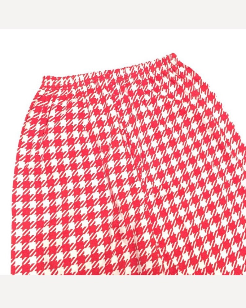 red checkered joggers