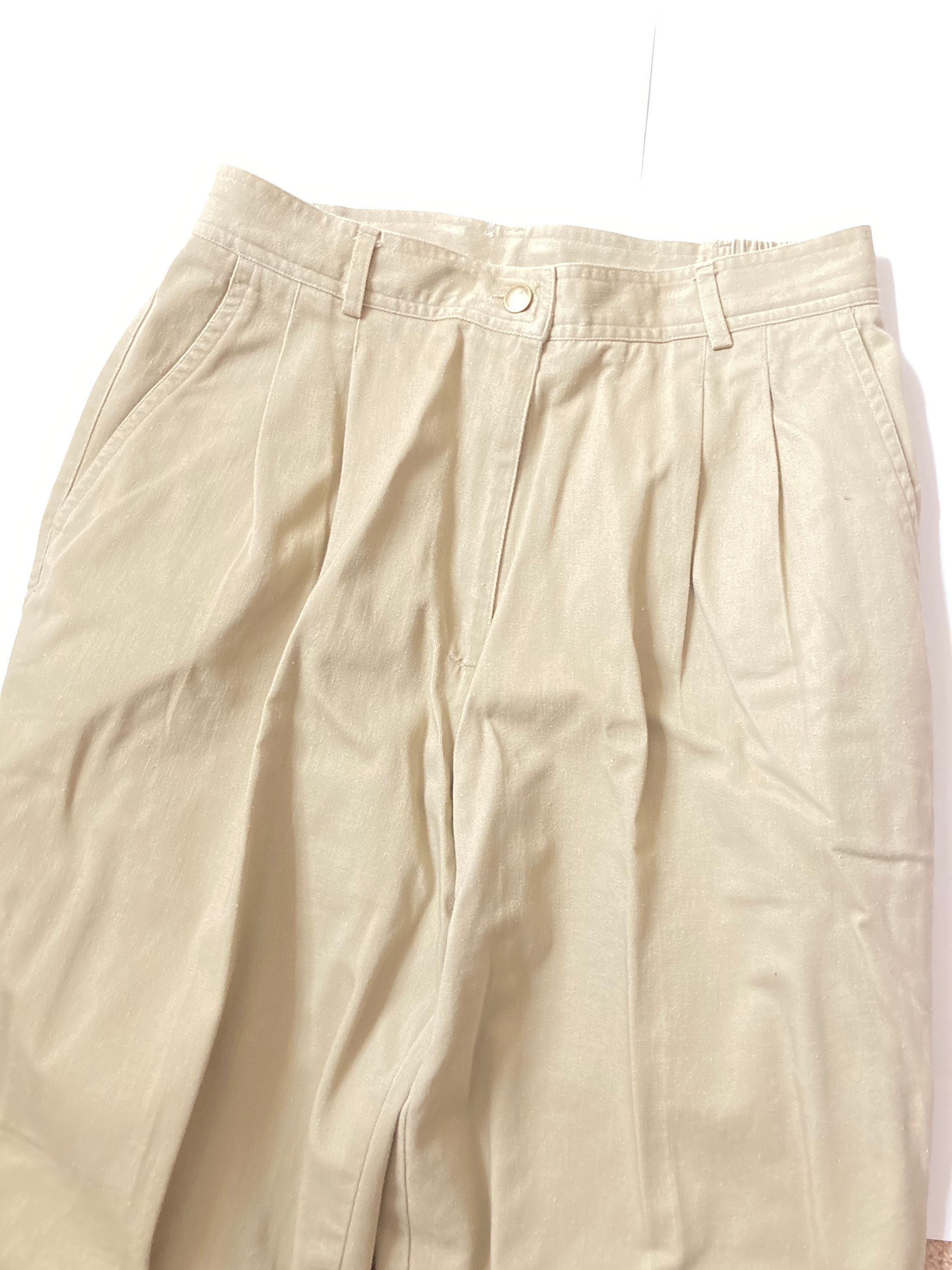Vintage tan high waisted khaki pants size 16 womens 90s mom Etsy