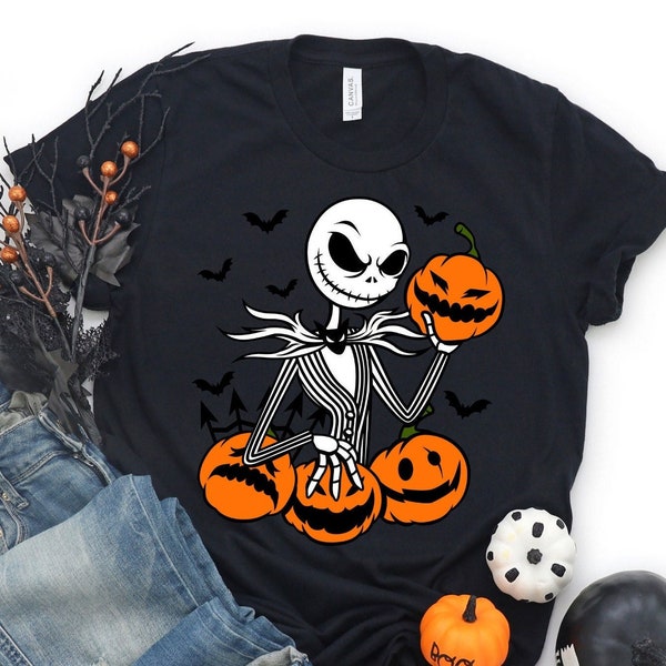 Halloween Nightmare Shirt, Jack Skellington Halloween Tshirt, Nightmare Before Christmas Shirt, Halloween Movie Tee, Halloween Pumpkin Shirt