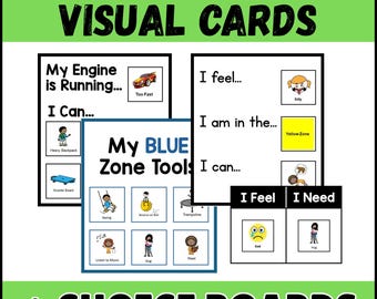 Emotional Regulation Toolkit: Sensory Visuals & Choice Boards (PDF Download)
