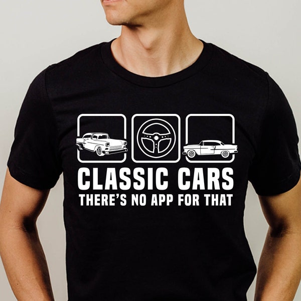 Classic car svg file - theres no app for that funny graphic memes Vintage Retro Car svg graphic