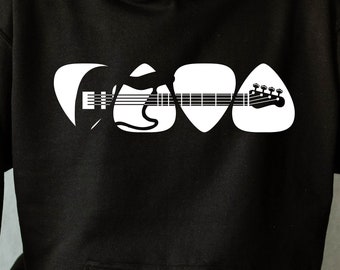 Bass Guitar SVG Bundle for Bassist Guitar Pick Cut Files PNG PDF Cricut ( Instant Downloads )