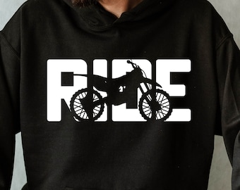 Motocross SVG or dirbike racing svg RIDE motorcycle cool artsy drawing theme - motocrosser motorcycles svg or dirt biker art