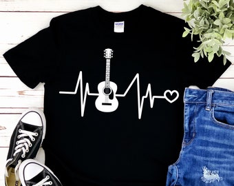 Download Heartbeat Guitar Svg Etsy