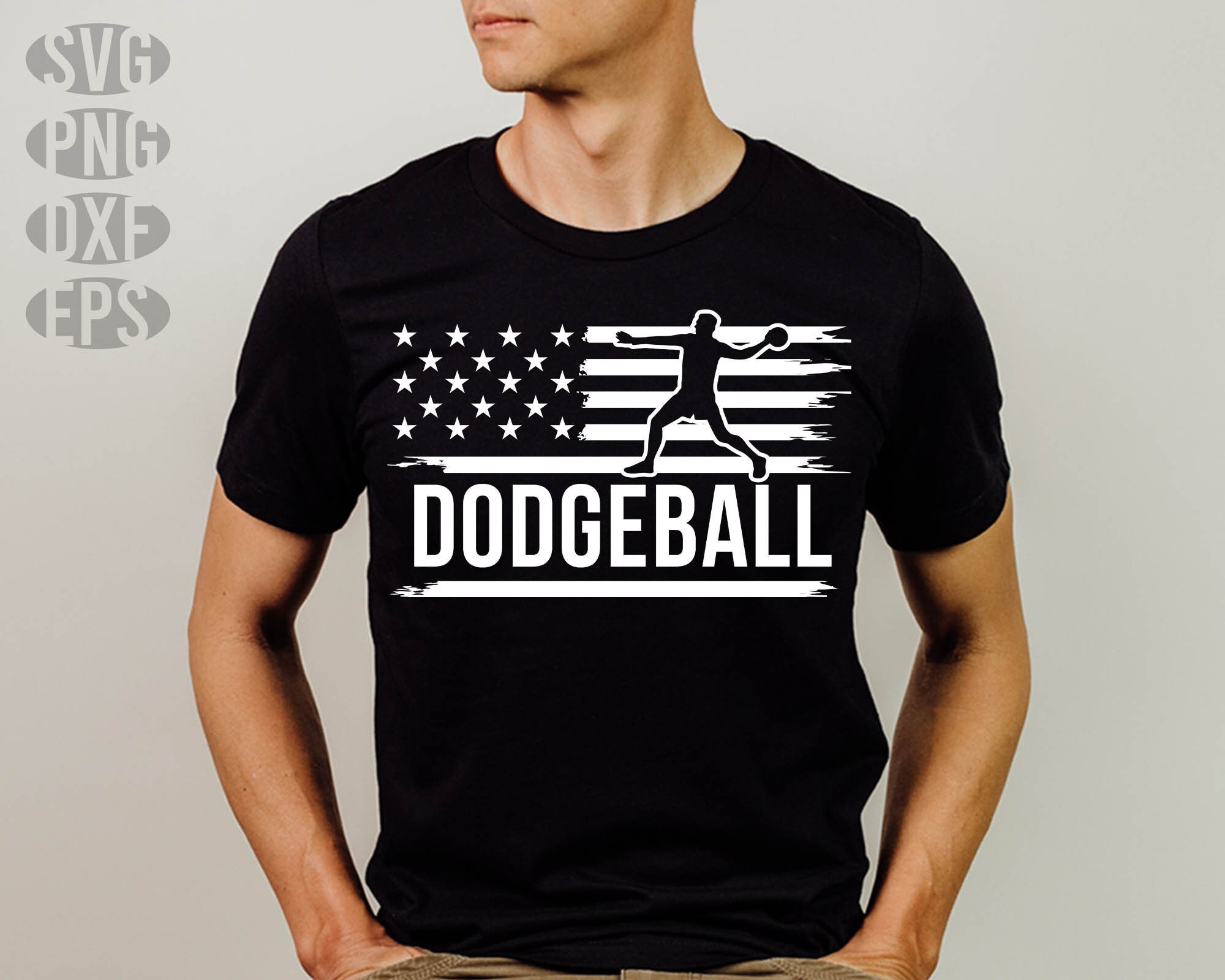 Dodgeball Lettering Dodgeball USA Flag SVG Bundle, Patriotic Dodge Ball Sports Designs for ...