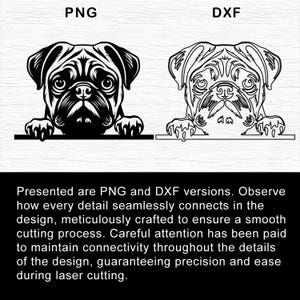 156 Laser Cut Bundle Peeking Dogs Complete Breeds Dxf, Svg, Pdf, Eps ...