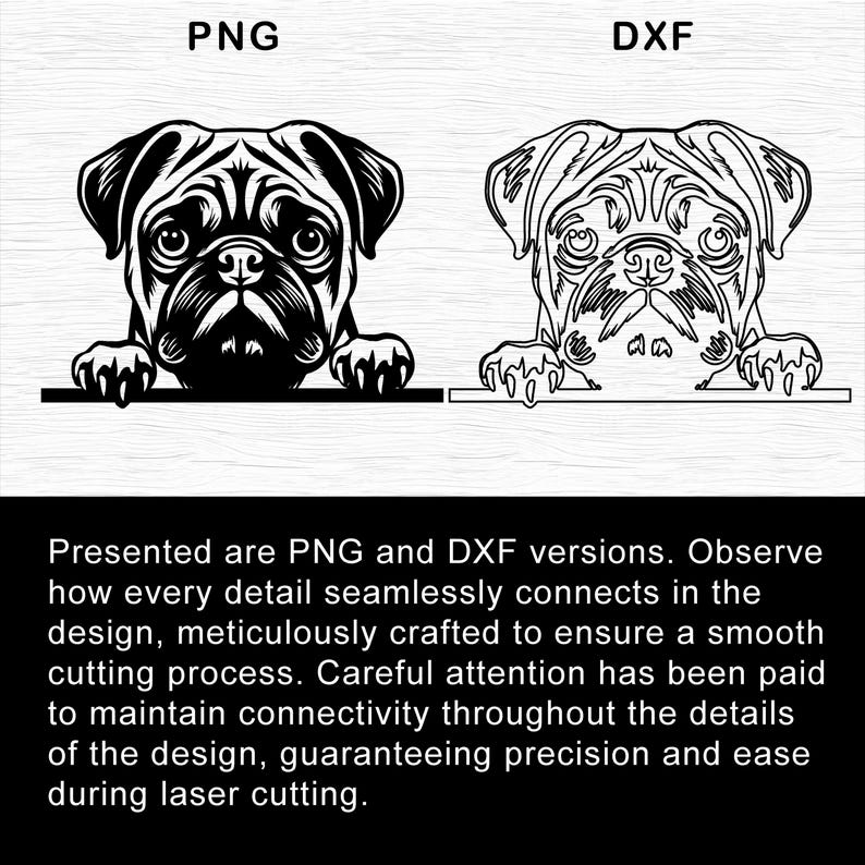 156 Laser Cut Bundle Peeking Dogs Complete Breeds Dxf, Svg, Pdf, Eps ...