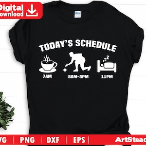 Lawn bowls svg files - todays schedule coffee lover and passionate person theme  lawn bowler sports instant digital downloads