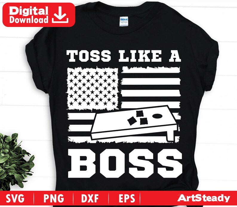 Cornhole Svg Files Toss Like a Boss Corn Hole Game Svg Etsy Canada
