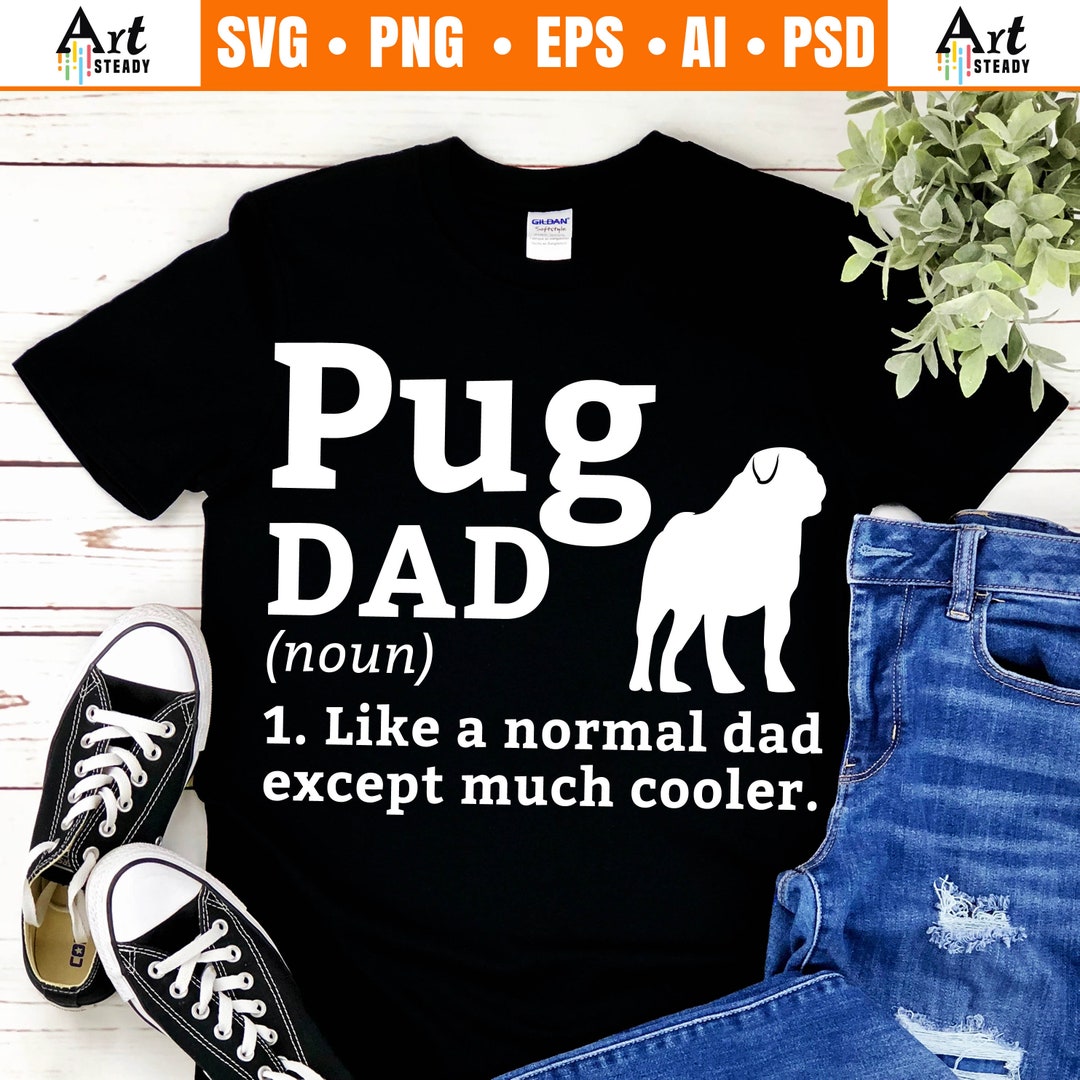 Süßer Mops svg DAD lustige Definition Mops Hunderasse svg Dateien Etsy.de