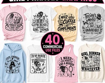 Sassy Girl Humor Svg Png Pdf Dxf files with Stylish Skeleton Art Digital Download