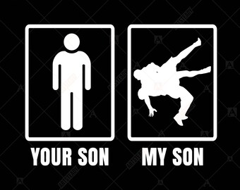 Wrestling SVG & PNG Bundle, Patriotic Wrestlers, MMA Family Graphics for Kids, Instant Download