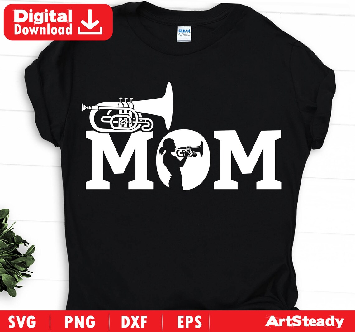 Mellophone Svg Files Cute MOM Artwork for Mommy Etsy